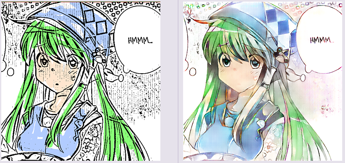 Download Deepcolor Automatic Coloring And Shading Of Manga Style Lineart